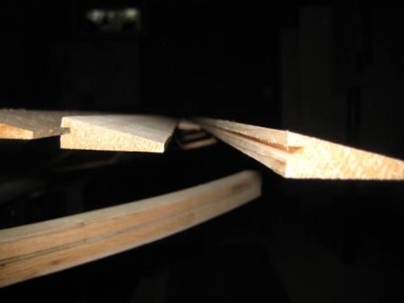 Trailing edge material.
