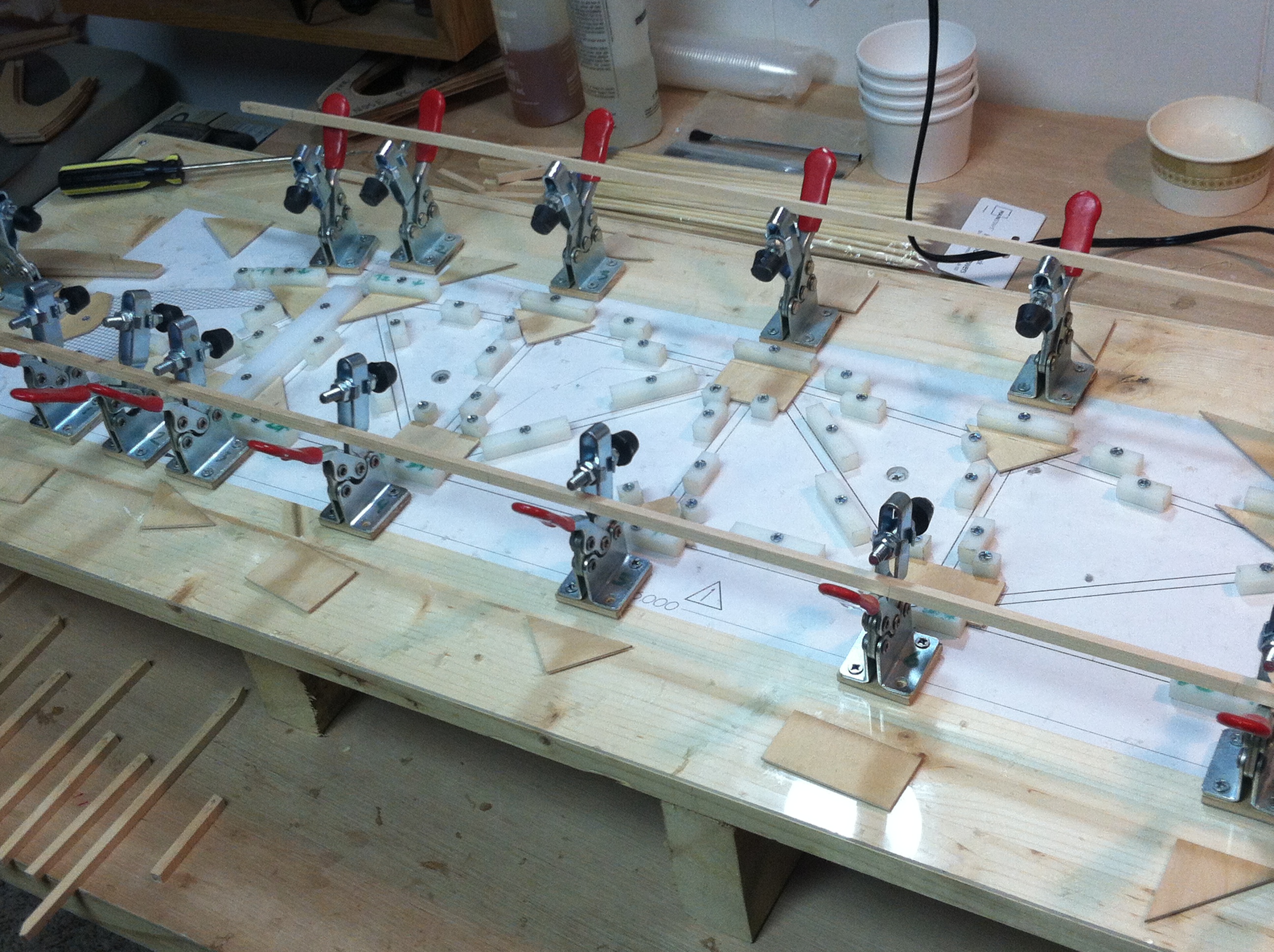 Getting ready to glue one